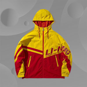 Li Ning genuine new men's sports, leisure and fitness training fashion trend hooded jacket jacket AFDP249
