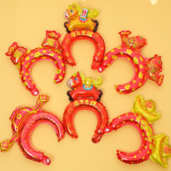 2026 Year of the Horse New Year's Day Spring Festival Headbands, Headwear, Balloons, Kindergarten and School Opening Decoration Gifts