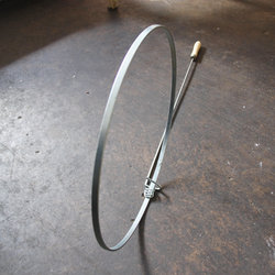 Iron Hoop Roller Toy, Iron Ring, Iron Circle, 80S Nostalgic Traditional Children's Fitness Toy, Solid Flat Type, Thickened and Widened