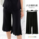 Modal six-point casual pants for women in summer, fashionable, slim, large-size flared shorts high-waist loose thin wide-leg pants