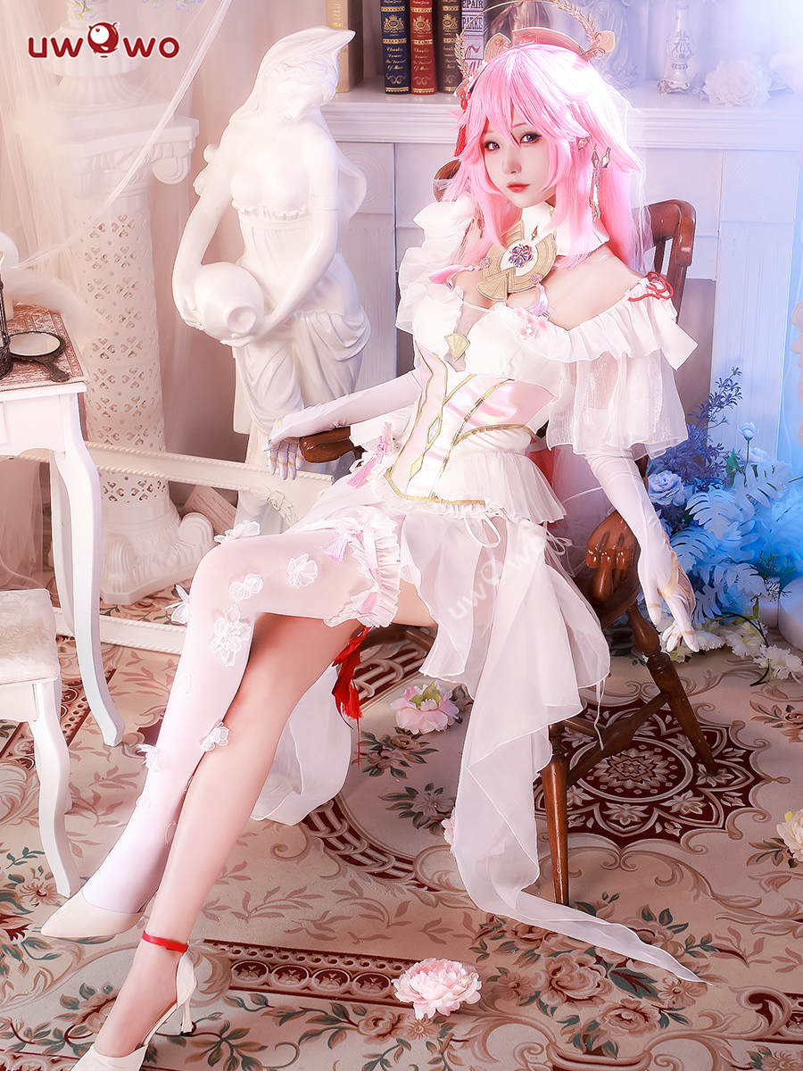 uwowo 原神　同人　八重神子　和風メイト服　コスプレ uwowo 原神 同人 八重神子 和風メイト服 コスプレ