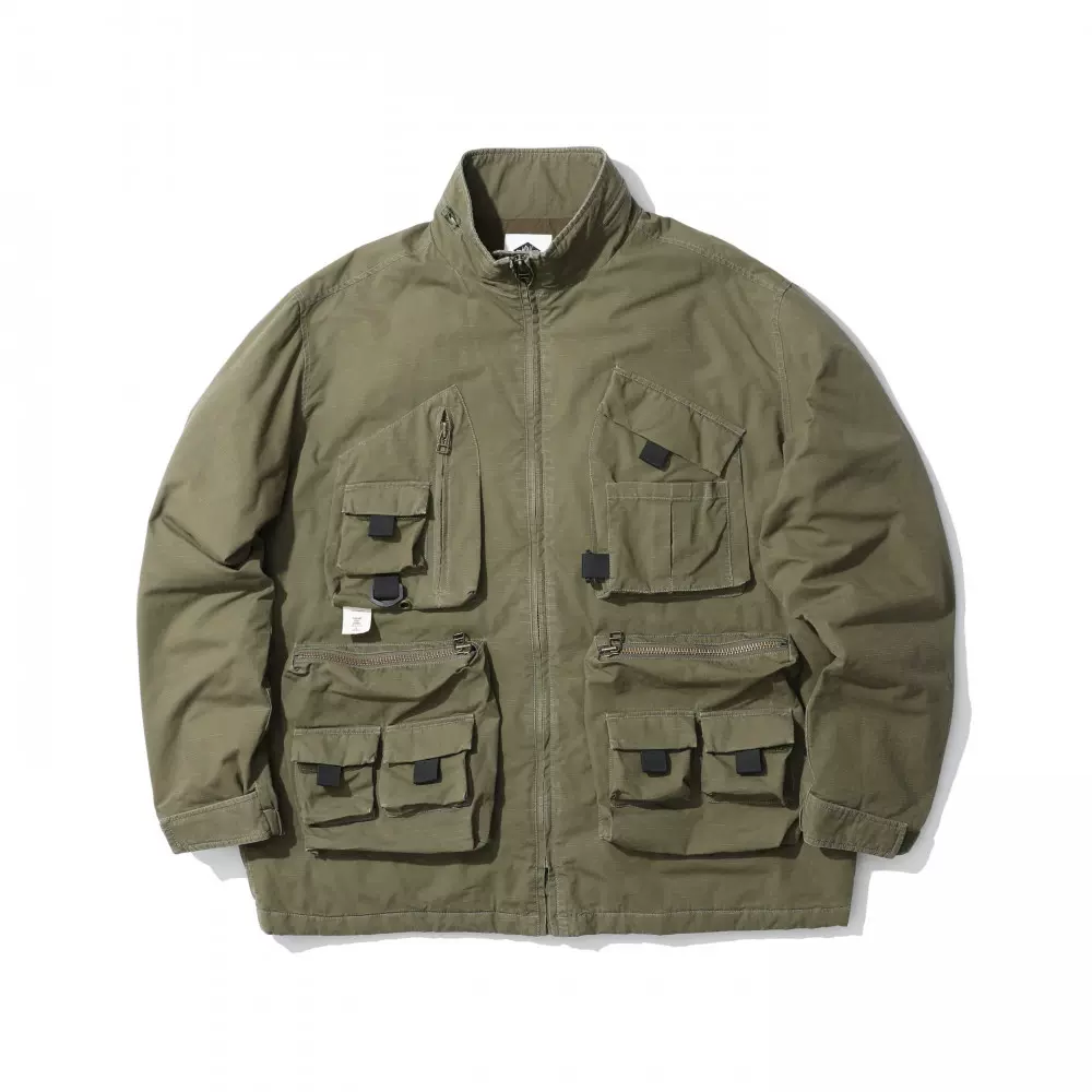 现货MADNESS MULTI-POCKET MILITARY JACKET十袋棉服外套夹克20AW-Taobao