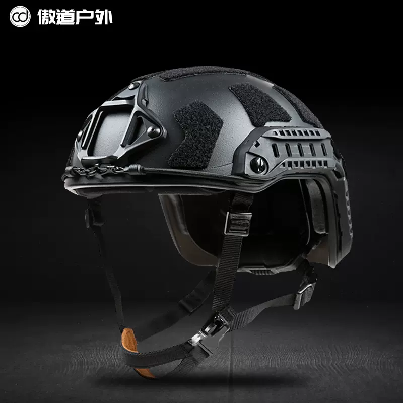 Ops Core Fast Carbon High Cut Helmet w/ Manta Strobe XL 海外 即決-