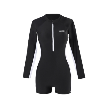 
Yi Meishan conservative flat angle sun protection swimming