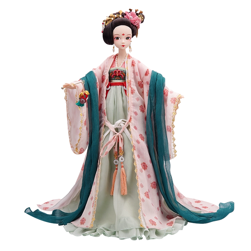 可儿杨贵妃杨玉环唐代古装45厘米多关节娃娃高端收藏礼物99065