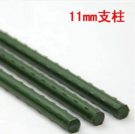 Gardening plastic-coated steel pipe bracket cucumber tomato plant climbing bracket climbing flower support bracket 10 pieces shipped