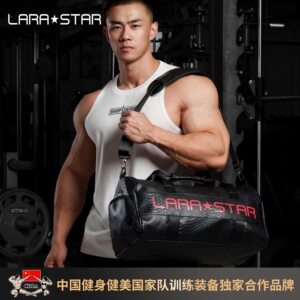 Laura Star Fitness Wet Wet Separation Training Sports Pack Hand -lifted Shoulder Cingard Cross -Large Capacity Swimming Travel Pack
