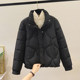 Down cotton coat for women 2024 new winter jacket thickened cotton jacket for women short style super beautiful and stylish loose slimming cotton jacket
