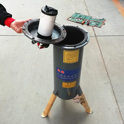 Flange spray paint oil separator filter cotton