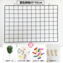 Iron Grid Photo Wall Mesh Bedroom Decoration Grid ins Internet Celebrity Creative Background Wall Girls Dormitory Decoration