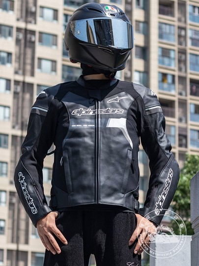 Alpinestars GP Force レザーバイクジャケット - メンズ