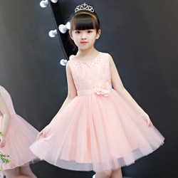 Girls' Summer Dress, Children's Clothing, Vest, Princess Dress, Super Stylish Children's Summer Puffy Gauze Sleeveless Dress