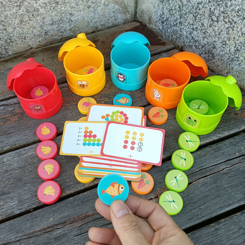 Rainbow House Baby Color Recognition Cup | Cognitive Training Early ...