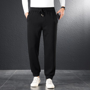 
2026 new men's pants pure cotton sweatpants men's spring and autumn style leggings men's casual pants spring large size sweatpants trend