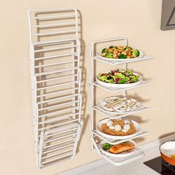 Kitchen Multi-Functional Storage Rack, Multi-Layer Foldable Storage Rack, Space-Saving for Home Use, 2025 New Model Countertop Food Preparation Rack