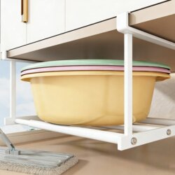 Bathroom Sink Storage Rack, No-Drill Under-Cabinet Storage Shelf, Various Small Gadgets for the Restroom