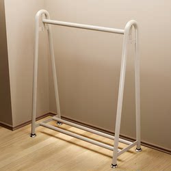 Clothes Rack for Bedroom, Floor-Standing Clothes Hanger for Home, Balcony Clothes Rack, Indoor Clothes Drying Rack, Room Coat Rack, Reinforced