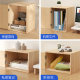 Cabinet storage cabinet solid wood small cabinet with lock lockable wooden cabinet household storage cabinet storage simple bedroom storage low cabinet