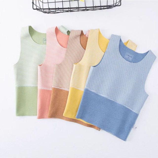 Baby German velvet thermal vest newborn autumn and winter belly ...