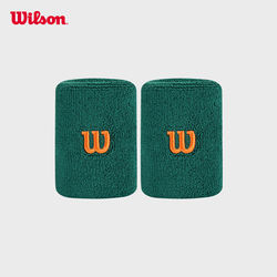 Wilson Official Men's and Women's Sports Wristbands Logo Tennis Sweat-Absorbent Skin-Friendly Comfortable Accessories Wristbands