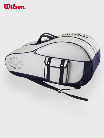 うぃるそん Wilson Retro Contrast Backpack - Tennis Bag with Shoe Compartment