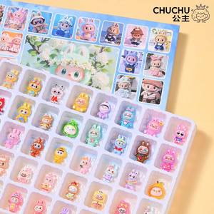 
2025 new Labubu blind box hole-leave elementary school children's small ornaments labubu poke school stall