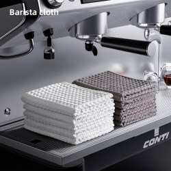 Barista-Specific Cleaning Cloth, Bar Towel, Absorbent, Lint-Free, Quick-Drying, Coffee Machine, Milk Tea Shop Cleaning Cloth, Small Square Towel