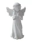 Châu Âu retro thiên thần trắng nhựa điêu khắc thạch cao chân dung trang trí Bắc Âu lối vào hội trường trang trí phòng khách đồ trang trí nhỏ 	đồ gỗ trang trí bàn ăn	 Đồ trang trí tổng hợp