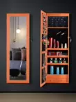 Gương trang điểm toàn thân gương trang điểm nhà gương tủ trang sức tích hợp tủ bảo quản phòng ngủ bé gái treo đơn giản và hiện đại