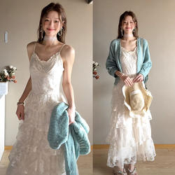 Beautiful Long Dress for Women in Early Spring 2026, New Long Strap Dress, Tiered Dress, Super Popular Outfit Set