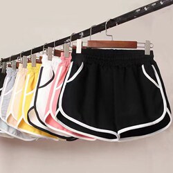 Ice Silk Wide-Leg Shorts for Women, Summer Thin Loose Fit, Slimming High-Waisted Plus Size Casual Streetwear Hot Pants, Sports Pants
