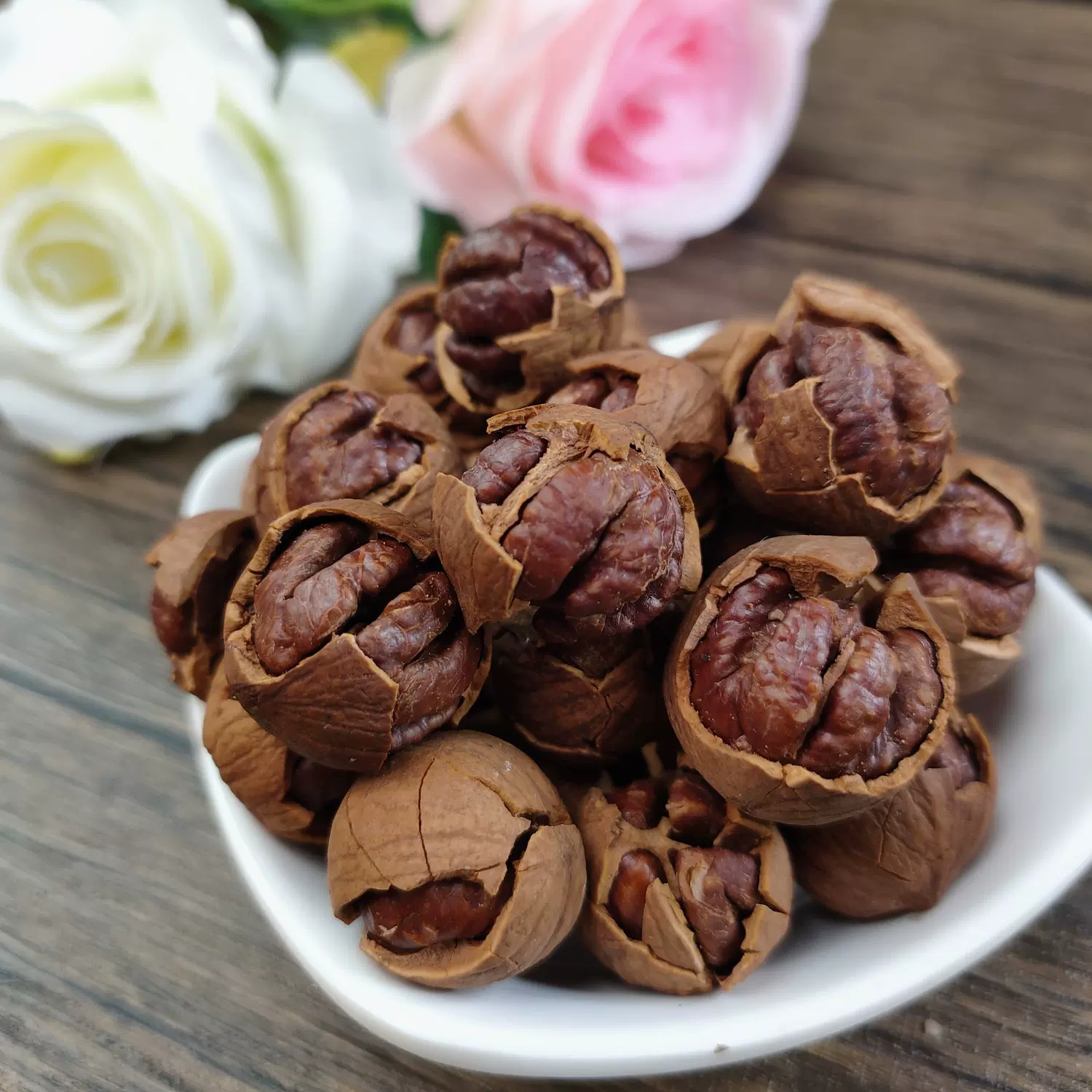 新货特好剥山核桃228g袋装椒盐奶油味小胡桃炒货