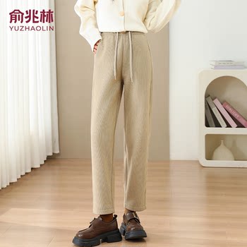 
Yu Zhaolin's mother's winter clothing plus velvet warm casual pants