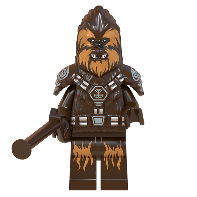 Star Wars WM6091 The Mandalorian Han Solo Luke C3PO assembled building