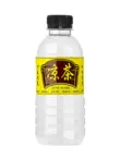 Mẫu chai nhựa trong suốt 330ML dùng một lần chai trà thảo mộc đóng gói bằng nhựa PET có nhãn và nắp dày