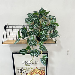 Simulated Green Leaf Potted Plants for Indoor Decoration, Home Furnishings, Pastoral Hanging Fake Green Plants, Kindergarten Artificial Greening Bonsai