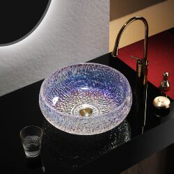 Scandinavian Glass Countertop Washbasin Countertop Washbasin Balcony Washbasin Washbasin Bathroom Countertop Basin