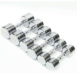 Pure Steel Fixed Small Dumbbells, Gym-Specific Stainless Steel Round Head Fitness Set, Portable and Professional
