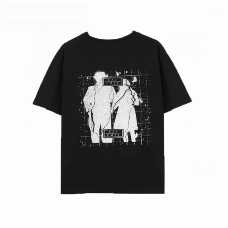 Cavempt C.E Cav Empt CE TEE 錯覺裂痕人影圓領寬鬆男女短袖T恤-Taobao