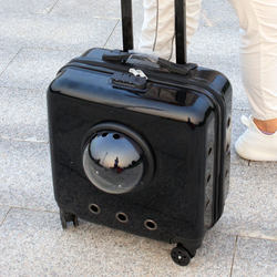 Portable Pet Trolley Box, Cat Suitcase, Dog Flight Box, Pet Outing Bag, Cat Trolley Box, Outing Suitcase