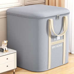 Clothes and Quilt Storage Box, Extra Large Capacity Fabric Organizing Bag, Home Wardrobe Clothing Storage Box, Moving and Packing