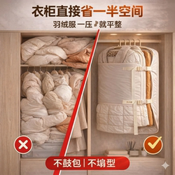 Compression Storage Solution for Wardrobes: 3D Compression Storage for down Jackets and Coats That Won'T Collapse