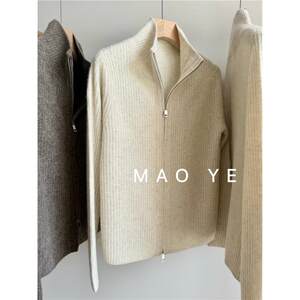 
Awesome goods, huge explosion! This year’s popular simple vertical collar yak velvet double-open zipper cardigan sweater for women