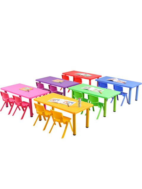 Infant Rectangle Table Kindergarten Tables and Chairs, Children's Tables, Home Desks, Baby ...
