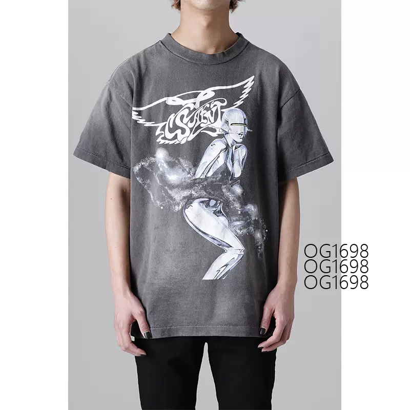 超美品　SORAYAMA(空山基) × セントマイケル ショートスリーブTシャツ