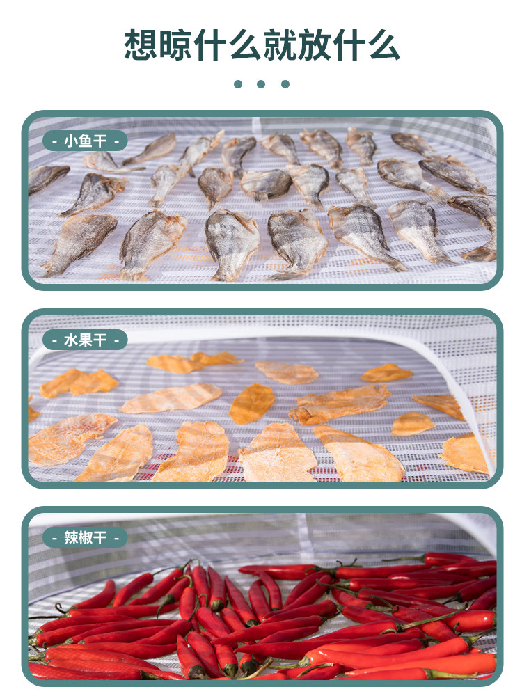 Gabbia Pieghevole Per Asciugatura DAZZLEEX | 3 Strati, 35x35x65 Cm | Per Verdure, Pesce, Piatti - Foto 11