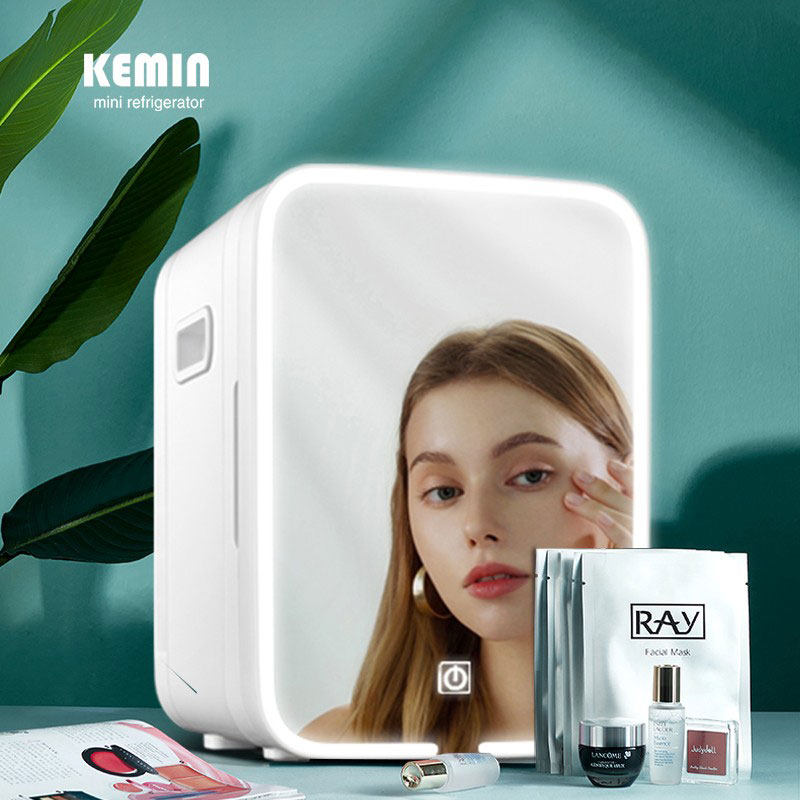Косметический холодильник Kemin — мини-мини-настольный маленький специальный ящик для хранения косметики, средств по уходу за кожей, масок для лица