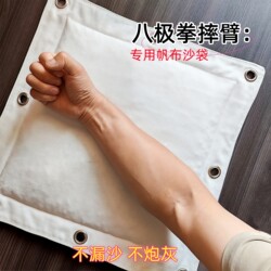 Bruce Lee Boxing Punching Bag Wall-Mounted Target for Home Use, Iron Sand Palm Training Canvas Punching Bag, Wing Chun Power Punch Sandbag with Weights