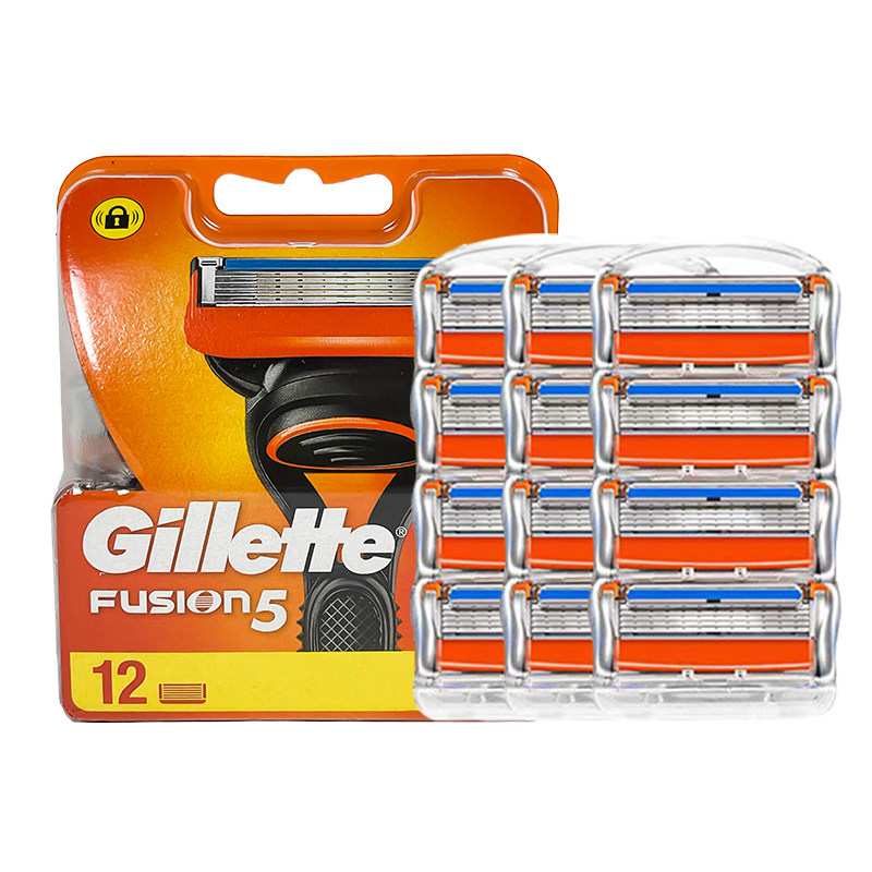 질레트 FENGZHI 부드러운 블레이드 수동 면도기 5층 블레이드 오리지널 샤프 블레이드 헤드 남성용 면도기-