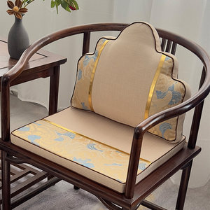 
Chinese style mountain pillow tea chair gasket chair cushion seat cushion anti-slip removable and washable customized Yunduo sofa pillow backrest cushion